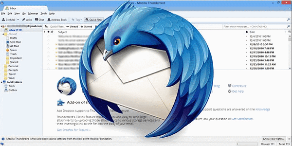 How to Convert Thunderbird MBOX Files into Outlook PST? 1 thunderbird warning