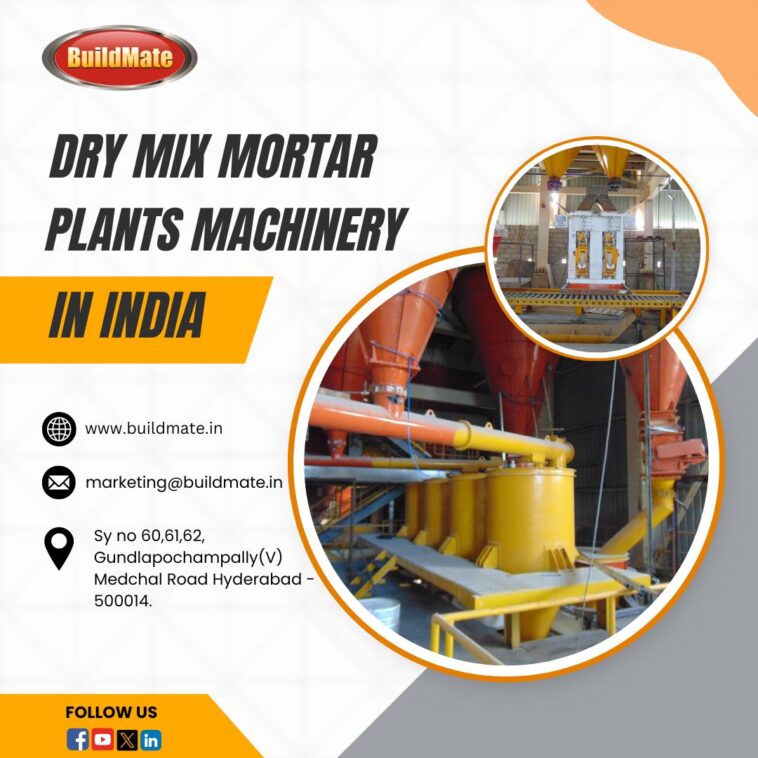 Working Process of Dry Mix Mortar Plant Machinery 1 Dry Mix Mortar Plants Machinery in India