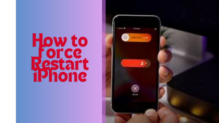 How to force Restart iPhone 1 How to force Restart iPhone