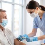 skillful nurse is doing blood test man clinic man medical mask 623612 1615 3