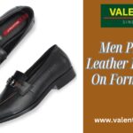 Men Premium Leather Black Slip On Formal Shoes 1 1