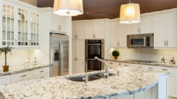 White Granite Worktops