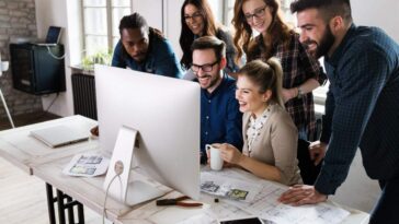 young architects working on project in office 2023 11 27 05 31 57 utc 1