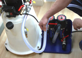 Power flush machine