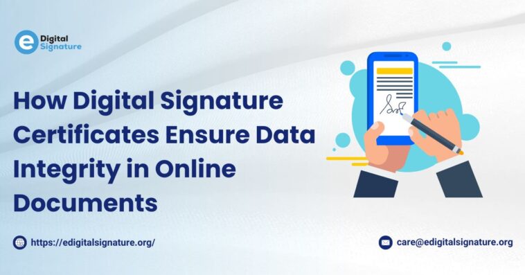 How Digital Signature Certificates Ensure Data Integrity in Online Doc 1 Article digital signature 2 image