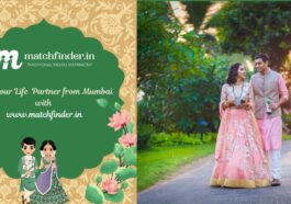 Green and Beige Traditional Illustrative Indian Wedding Invitation 1200 x 628 px 1 1
