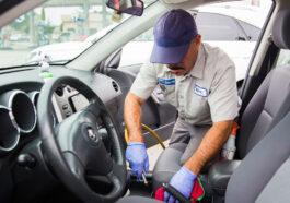 interior super orange car wash