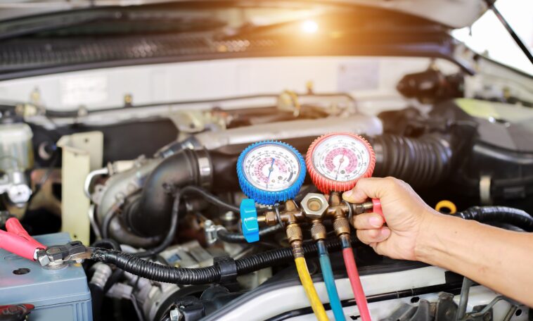 Stay Cool with Expert Auto AC Repair Services at Triangle Car Care 1 car air conditioner check service leak detection fill refrigerant 1