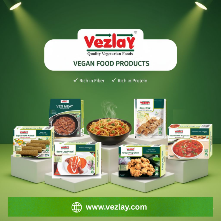 High-Protein Vegan Foods by Vezlay: Healthy, Tasty, 100% Vegetarian 1 Vegan Products