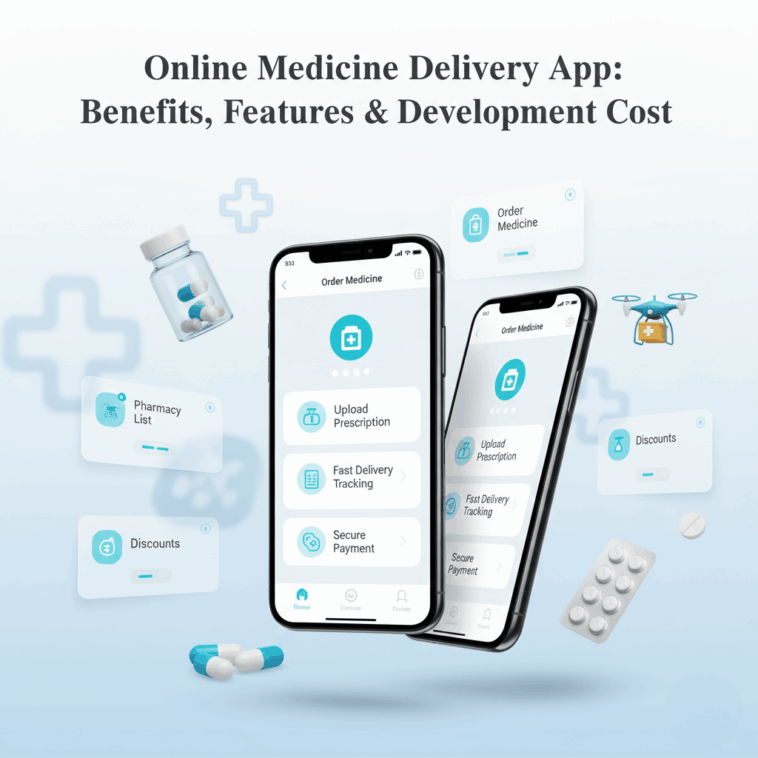 Online Medicine Delivery App Benefits Features Development Cost